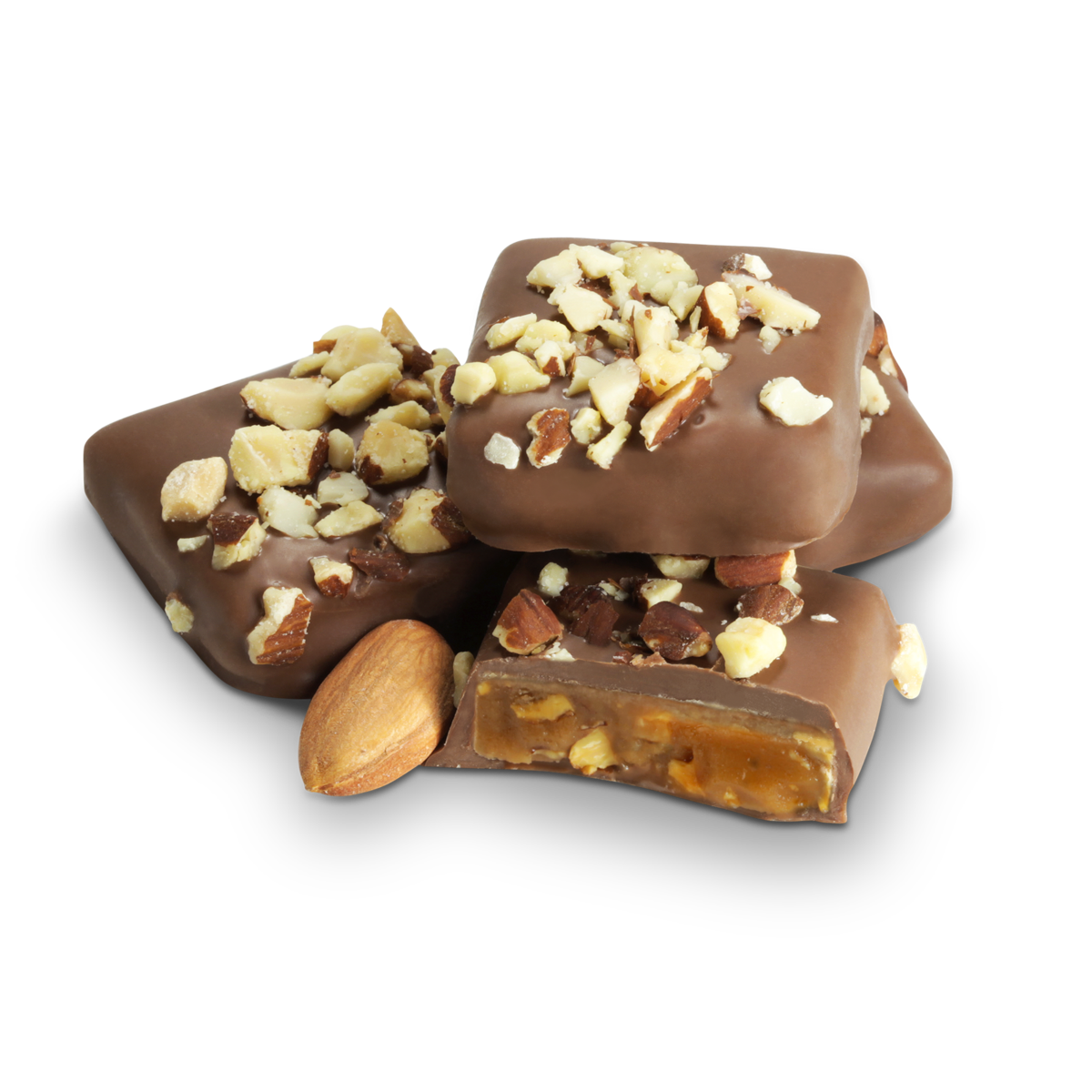 Milk Chocolate Toffee with Almonds 1 LB Box All City Candy