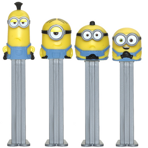 All City Candy PEZ Despicable Me Collection Candy Dispenser - 1-Piece Blister Pack PEZ Candy For fresh candy and great service, visit www.allcitycandy.com