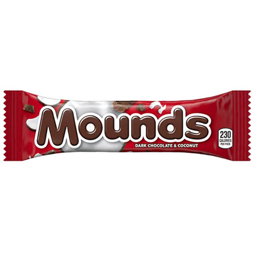 All City Candy Mounds Dark Chocolate & Coconut Candy Bar 1.75 oz. Candy Bars Hershey's 1 Piece For fresh candy and great service, visit www.allcitycandy.com