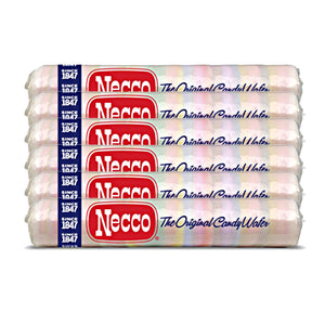 All City Candy Necco Wafers Assorted Flavors - 2-oz. Roll Pack of 6 Hard Necco For fresh candy and great service, visit www.allcitycandy.com