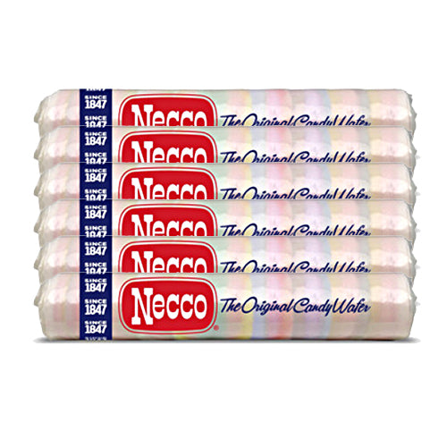 All City Candy Necco Wafers Assorted Flavors - 2-oz. Roll 1 Roll Hard Necco For fresh candy and great service, visit www.allcitycandy.com