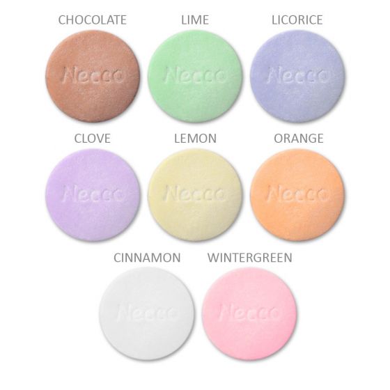 Necco Wafers Assorted Flavors - 2-oz. Roll - All City Candy