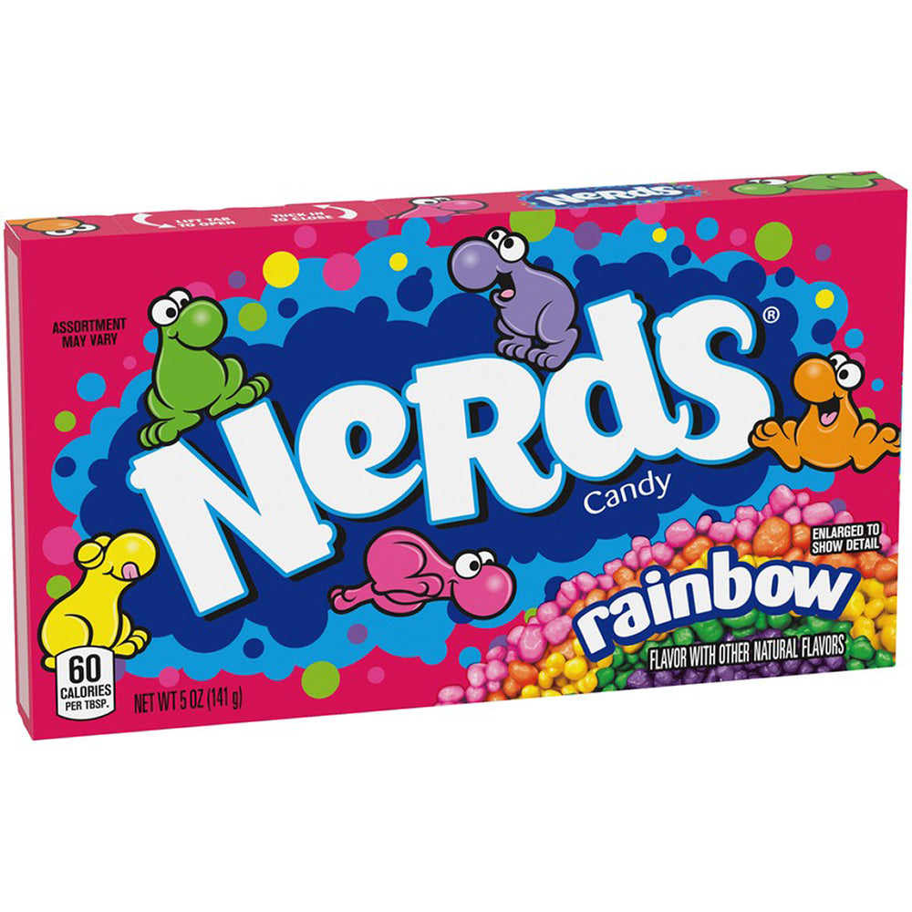 All City Candy Rainbow Nerds Candy - 5-oz. Theater Box Ferrara Candy Company For fresh candy and great service, visit www.allcitycandy.com