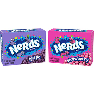 All City Candy Nerds Grape & Strawberry Candy Fun Size Boxes - 12-oz. Bag Ferrara Candy Company For fresh candy and great service, visit www.allcitycandy.com