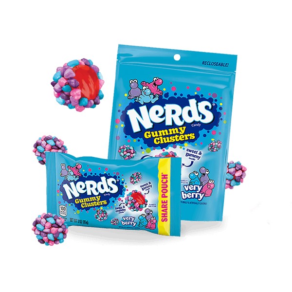 Nerds Gummy Clusters Very Berry Bags - All City Candy