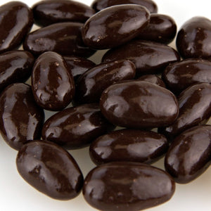 All City Candy No Sugar Added Dark Chocolate Covered Almonds - 2 LB Bulk Bag For fresh candy and great service, visit www.allcitycandy.com