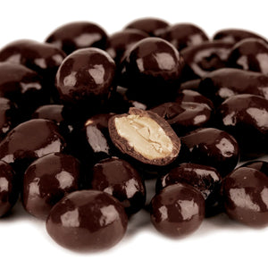 All City Candy No Sugar Added Dark Chocolate Covered Peanuts - 2 LB Bulk Bag Bulk Unwrapped Bulk Foods Inc. For fresh candy and great service, visit www.allcitycandy.com