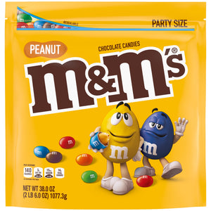 All City Candy M&M's Peanut Chocolate Candies Party Size Resealable Bags Chocolate Mars Chocolate For fresh candy and great service, visit www.allcitycandy.com
