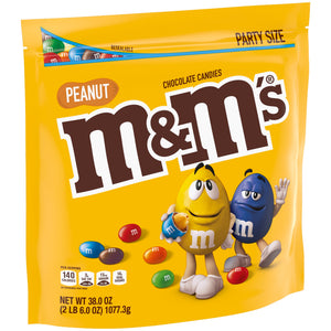All City Candy M&M's Peanut Chocolate Candies Party Size Resealable Bags Chocolate Mars Chocolate For fresh candy and great service, visit www.allcitycandy.com