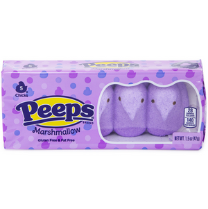 All City Candy Peeps Lavender Marshmallow Chicks - 5-Pack Easter Just Born Inc For fresh candy and great service, visit www.allcitycandy.com