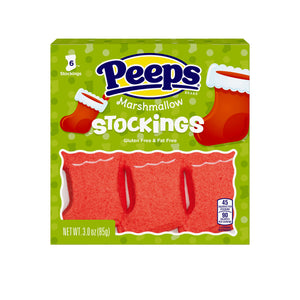 Just Born Christmas Peeps 3 oz. Pack Fun Peep Shapes for Christmas. A nice addition for your gingerbread house. For fresh candy and great service, visit www.allcitycandy.com