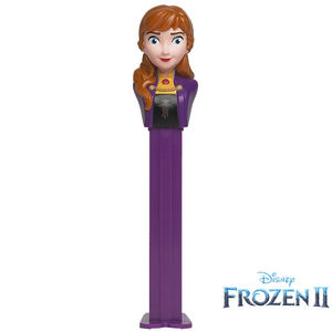All City Candy PEZ Disney Frozen Collection Candy Dispenser - 1 Piece Blister Pack Anna PEZ Candy For fresh candy and great service, visit www.allcitycandy.com
