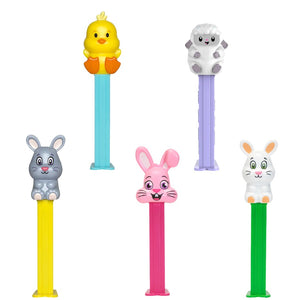 All City Candy PEZ Easter Collection Candy Dispenser - 1 Piece Blister Pack Easter PEZ Candy For fresh candy and great service, visit www.allcitycandy.com