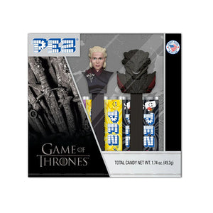 All City Candy PEZ - Game of Thrones Twin Pack 1.74 oz. Daenerys Targaryen & Drogon Novelty PEZ Candy For fresh candy and great service, visit www.allcitycandy.com