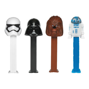 All City Candy PEZ Star Wars Collection Candy Dispenser - 1 Piece Blister Pack Storm Trooper, Darth Vader, Chewbacca, R2-D2 Novelty PEZ Candy For fresh candy and great service, visit www.allcitycandy.com