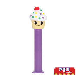 All City Candy PEZ Treats Collection Candy Dispenser - 1 Blister Pack Cupcake PEZ Candy For fresh candy and great service, visit www.allcitycandy.com