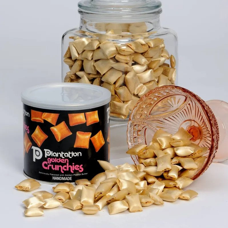 Plantation Peanut Butter Golden Crunchies 12 oz. Can All City Candy