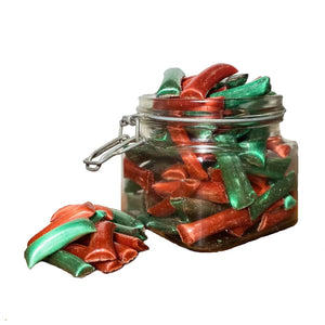All City Candy Plantation Christmas Red and Green Chocolate Straws 1 lb. Bulk Bag Christmas Plantation Candy For fresh candy and great service, visit www.allcitycandy.com