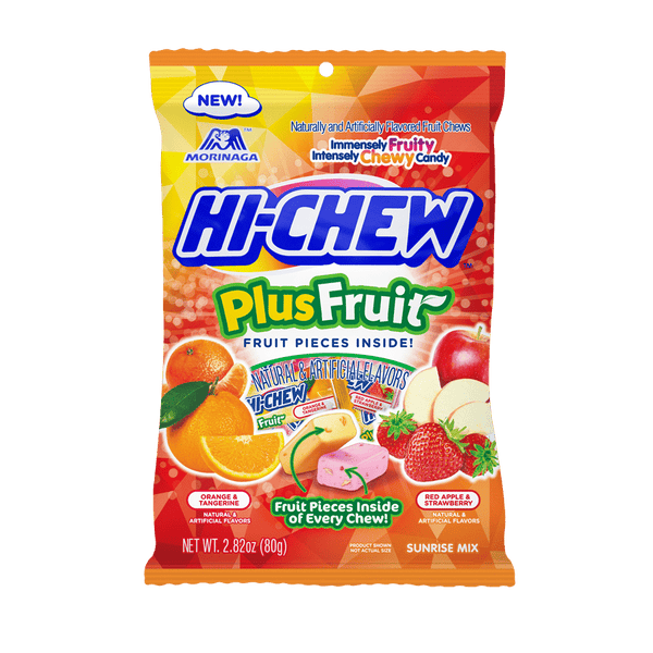 Hi-Chew Plus Fruit Mix Fruit Chews - 2.82-oz. Bag - All City Candy