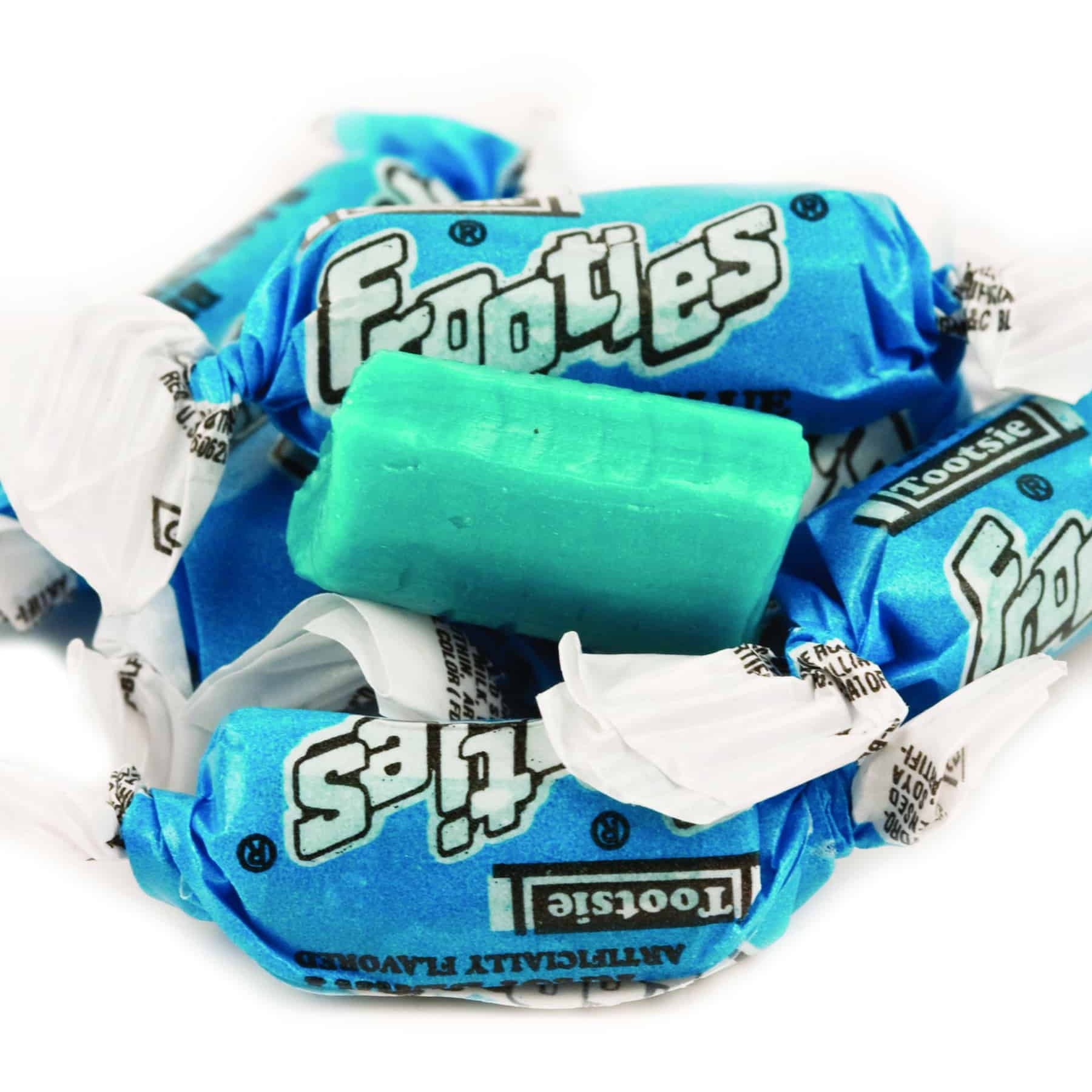 Frooties Blue Raspberry Chewy Candy - 2.42 LB Bulk Bag - All City Candy