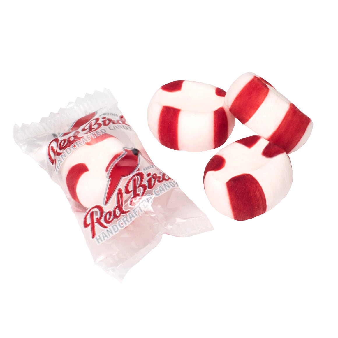 All City Candy Red Bird Peppermint Puff - 3 LB Bulk Bag Bulk Wrapped Piedmont Candy Company For fresh candy and great service, visit www.allcitycandy.com