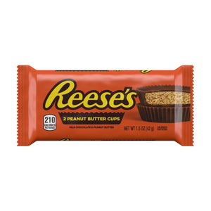 All City Candy Reese's Peanut Butter Cups 2 Cup 1.5 oz. 1 Pack Candy Bars Hershey's For fresh candy and great service, visit www.allcitycandy.com
