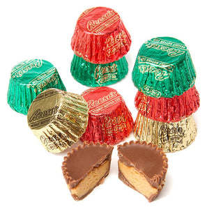 All City Candy Reese's Peanut Butter Cups Miniatures Christmas Colors - 3 LB Bulk Bag Christmas Hershey's For fresh candy and great service, visit www.allcitycandy.com