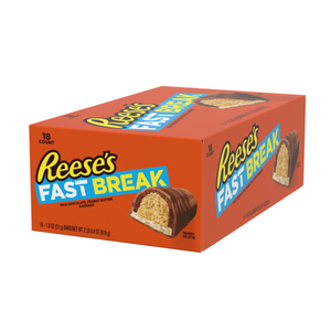 All City Candy Reese's Fast Break Candy Bar 1.8 oz. Case of 18 Candy Bars Hershey's For fresh candy and great service, visit www.allcitycandy.com