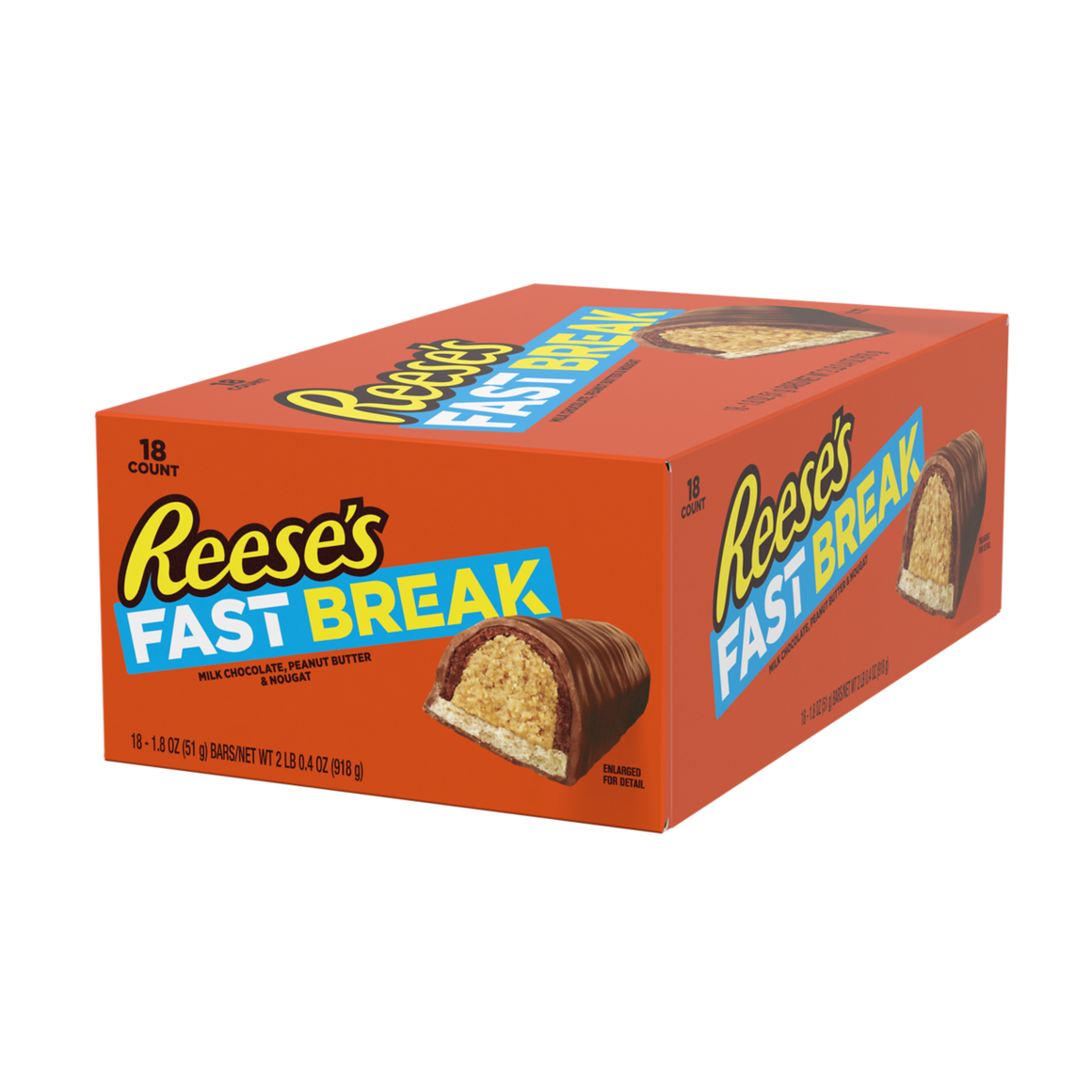 All City Candy Reese's Fast Break Candy Bar 1.8 oz. 1 Bar Candy Bars Hershey's For fresh candy and great service, visit www.allcitycandy.com