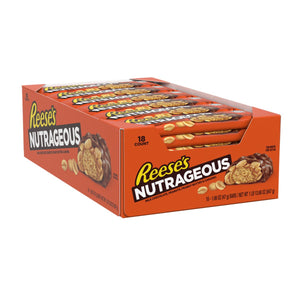 All City Candy Reese's Nutrageous Candy Bar 1.66 oz. Case of 18 Candy Bars Hershey's For fresh candy and great service, visit www.allcitycandy.com