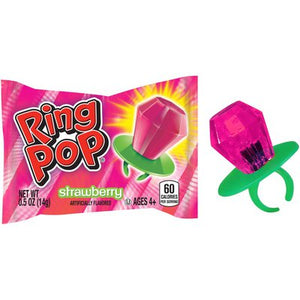 All City Candy Ring Pop Candy .5 oz. 1 Ring Pop Lollipops & Suckers Bazooka Candy Brands For fresh candy and great service, visit www.allcitycandy.com