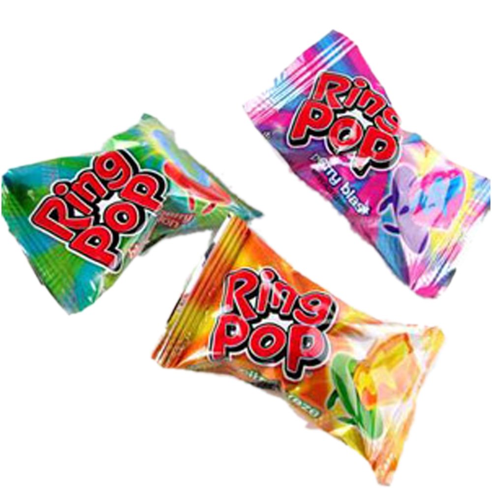 All City Candy Ring Pop Twisted Candy .5 oz. - Case of 24 Lollipops & Suckers Bazooka Candy Brands For fresh candy and great service, visit www.allcitycandy.com