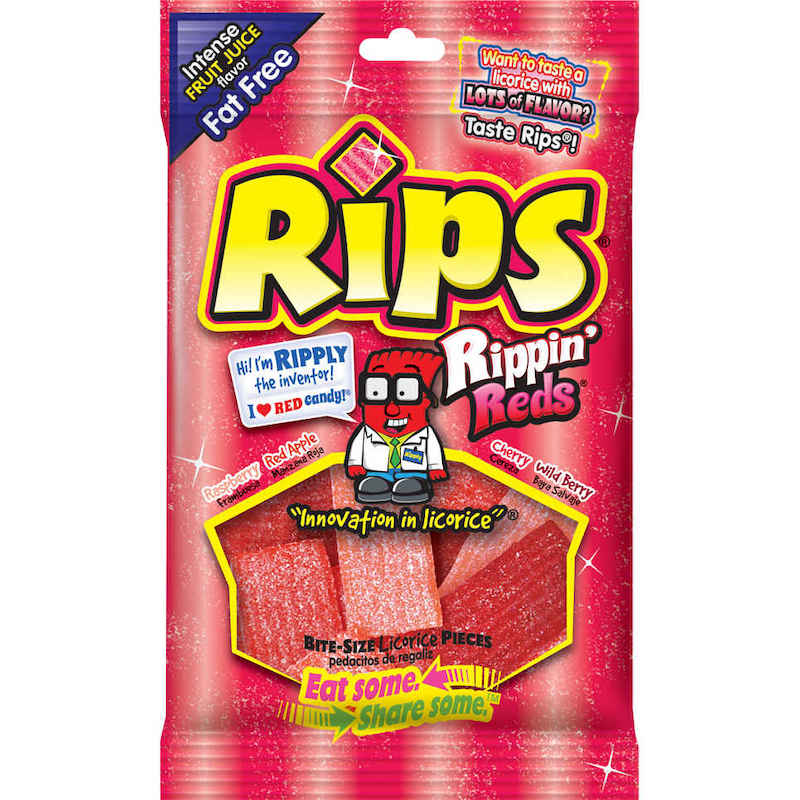 Rips Bite-Size Rippin Reds Pieces 4 oz. Bag - All City Candy