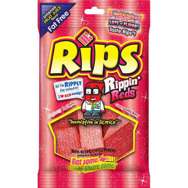 Rips Bite-Size Rippin Reds Pieces 4 oz. Bag - All City Candy