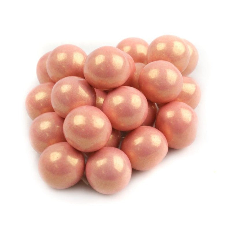 All City Candy Shimmer Rose Gold Sixlets Chocolate Candies - 2 LB Bulk Bag Bulk Unwrapped SweetWorks For fresh candy and great service, visit www.allcitycandy.com
