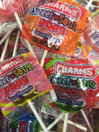 Charms Sweet Pops Assorted 48 Count, Flat Lollipops In Fruit Flavors, Kosher - Foto 6
