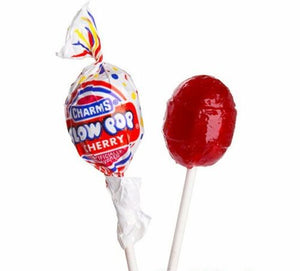All City Candy Charms Cherry Blow Pop Lollipops 1 Piece Lollipops & Suckers Charms Candy (Tootsie) For fresh candy and great service, visit www.allcitycandy.com