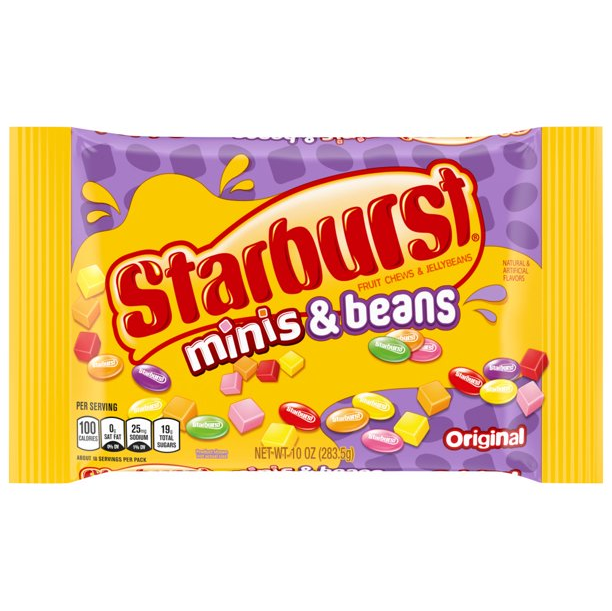 All City Candy Starburst Original Minis and Beans 10 oz. Bag Mars For fresh candy and great service, visit www.allcitycandy.com