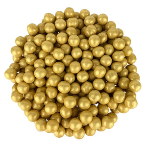 All City Candy Shimmer Gold Sixlets Chocolate Candies - 2 LB Bulk Bag Bulk Unwrapped SweetWorks   For fresh candy and great service, visit www.allcitycandy.com