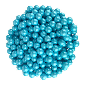 All City Candy Shimmer Powder Blue Sixlets - 2 LB Bulk Bag Bulk Unwrapped SweetWorks For fresh candy and great service, visit www.allcitycandy.com