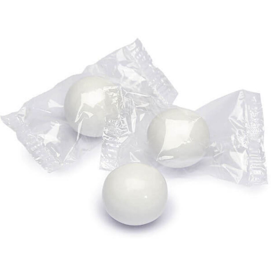 All City Candy Color It Candy Shimmer White Wrapped 3/4 inch Gumball 100 count Bag Gum/Bubble Gum SweetWorks For fresh candy and great service, visit www.allcitycandy.com