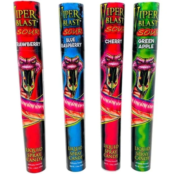 Viper Blast Sour Liquid Spray Candy 1.35 oz.