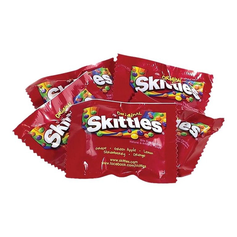 Skittles Original Bite Size Candies Fun Size Bags Bulk Bags - All City ...