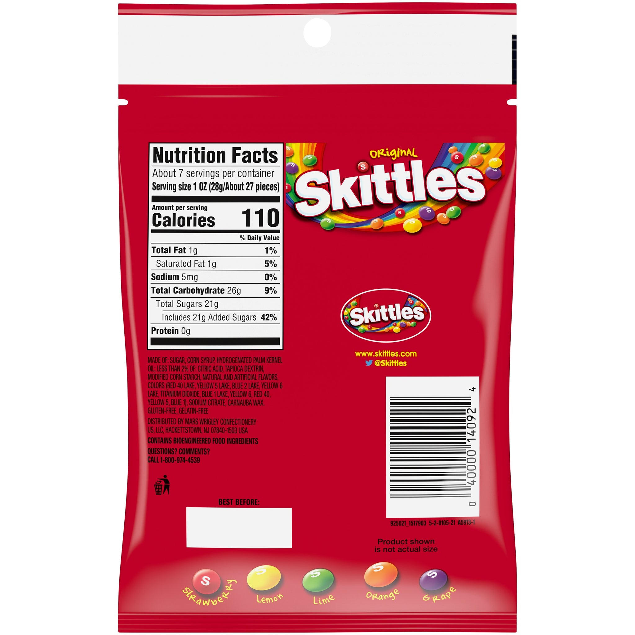 Skittles Nutrition Facts Label skittles-nutrition-facts-label
