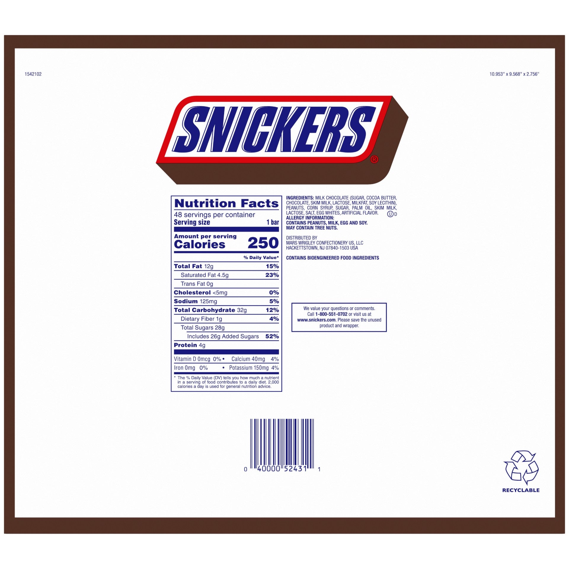 Snickers Candy Bar 1.86 oz. - All City Candy
