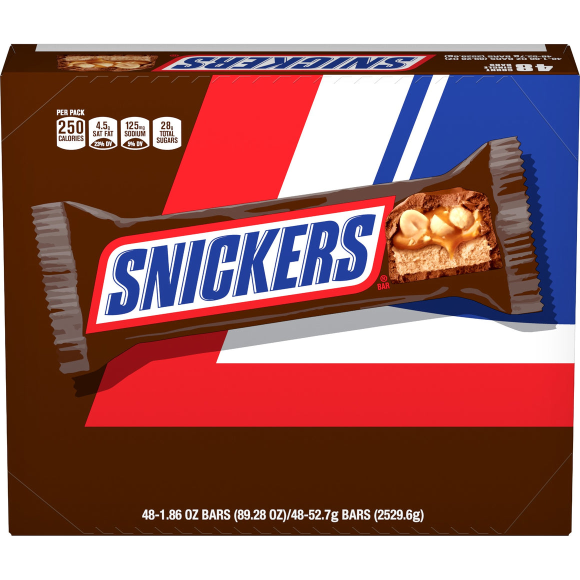 All City Candy Snickers Candy Bar 1.86 oz. 1 Bar Candy Bars Mars Chocolate For fresh candy and great service, visit www.allcitycandy.com