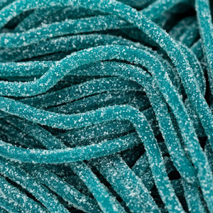 All City Candy Gustaf's Sour Blue Raspberry Licorice Laces - 2 LB Bag Licorice Gerrit J. Verburg Candy For fresh candy and great service, visit www.allcitycandy.com
