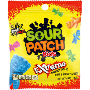 All City Candy Sour Patch Kids Extreme Soft & Chewy Candy - 4-oz. Bag Sour Mondelez International For fresh candy and great service, visit www.allcitycandy.com