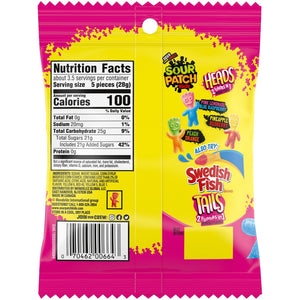 All City Candy Sour Patch Kids Heads Soft & Chewy Candy - 3.6-oz. Bag Chewy Mondelez International For fresh candy and great service, visit www.allcitycandy.com