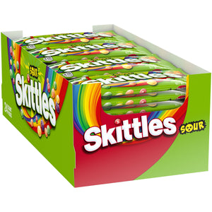 All City Candy Skittles Sour Bite Size Candies - 1.8-oz. Bag Chewy Wrigley Case of 24 For fresh candy and great service, visit www.allcitycandy.com